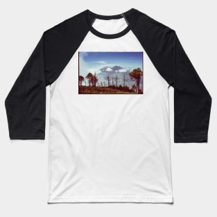 Guatemalan Volcano Fuego and Acatenango Shot on Film Baseball T-Shirt